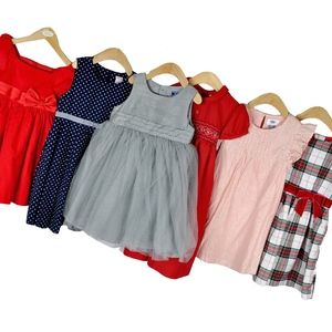 Lot of SIX Pretty Girl’s Party Dresses!